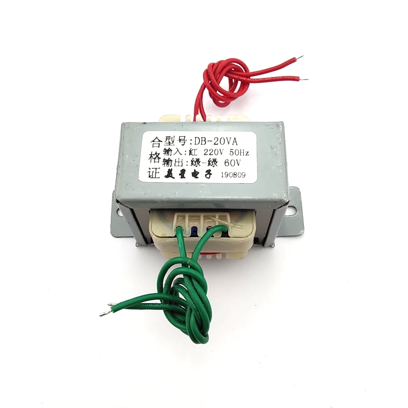 

Трансформатор DB-20VA 220В до 60В 20Вт