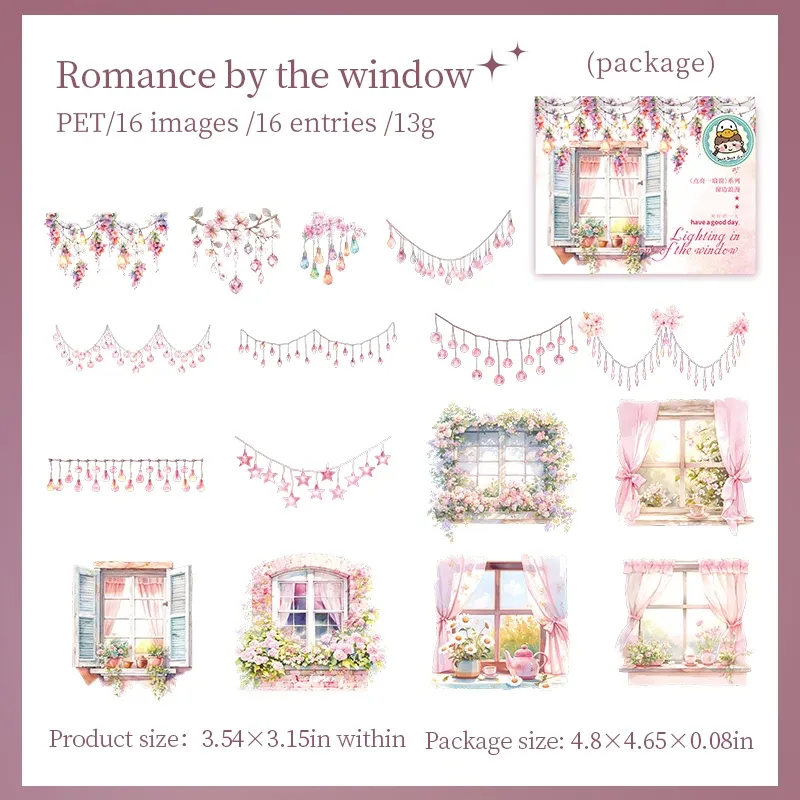 

Набор стикеров JIANWU Light A Window Series