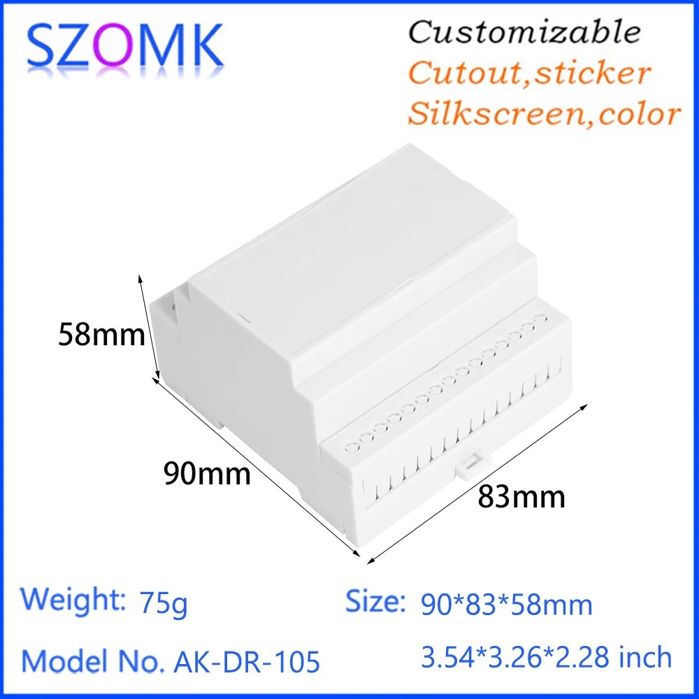 

Клеммные колодки SZOMK AK-DR-105/105A