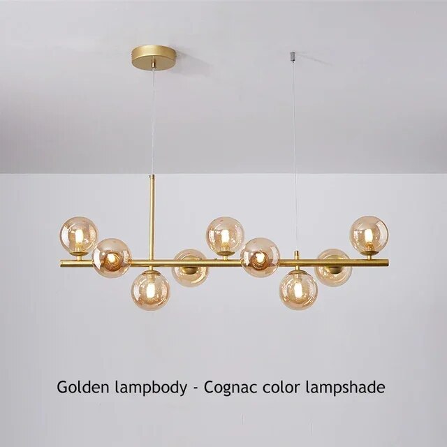 

Люстра MZISOSOD со стеклянным шаром
