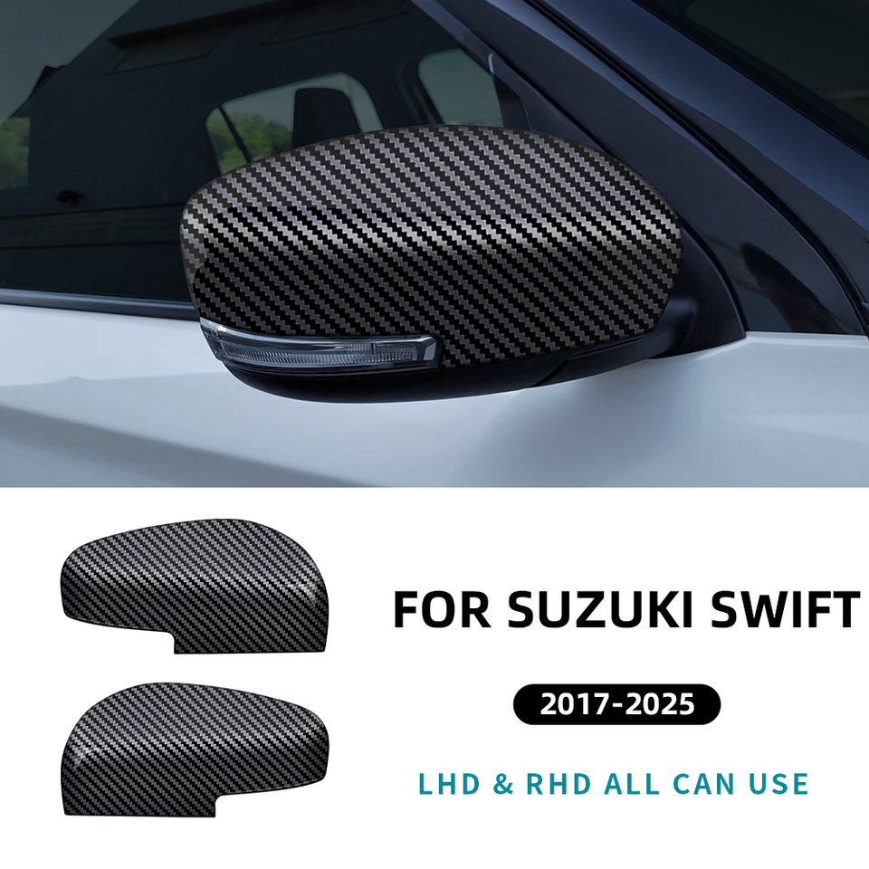 

Крышка зеркала заднего вида из углеродного волокна для Suzuki SWIFT 2017 2018 2019 2020 2021 2022 2023 2024 2025 Аксессуары