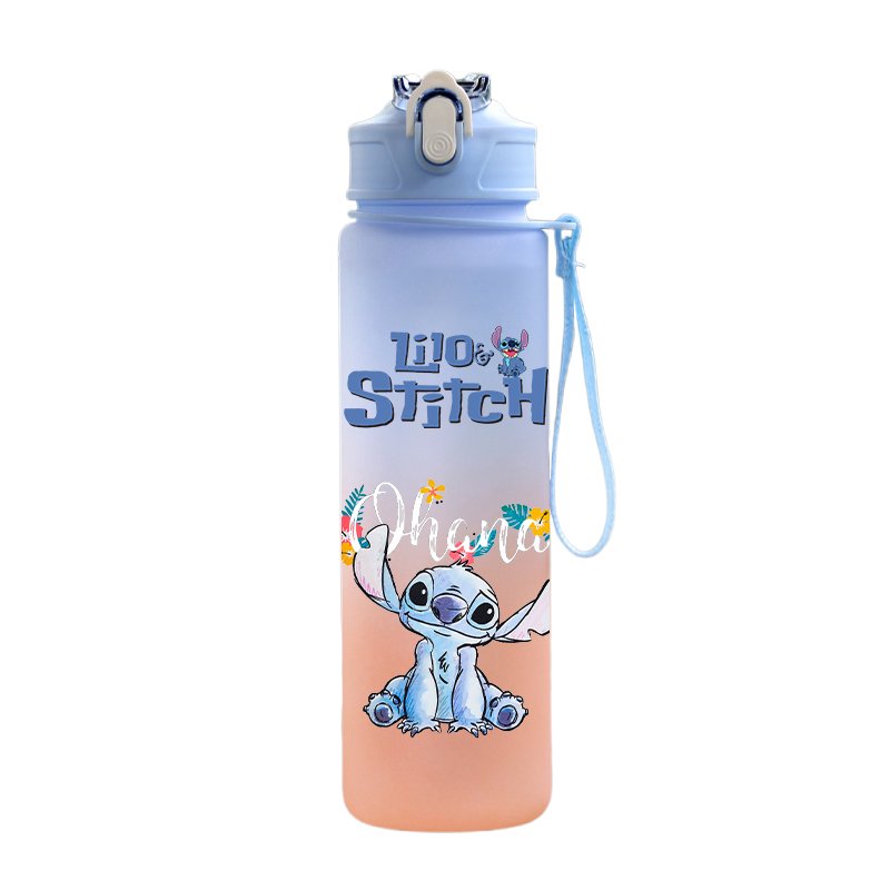 

MINISO Disney Lilo Stitch пластиковая бутылка для воды 750 мл