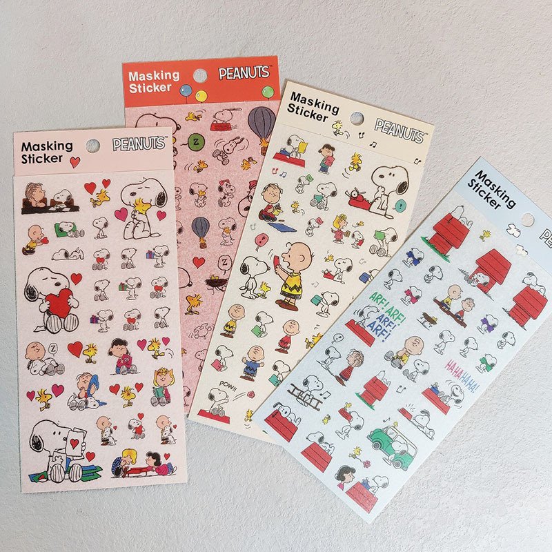 

Набор из 4 стикеров MINISO Snoopy