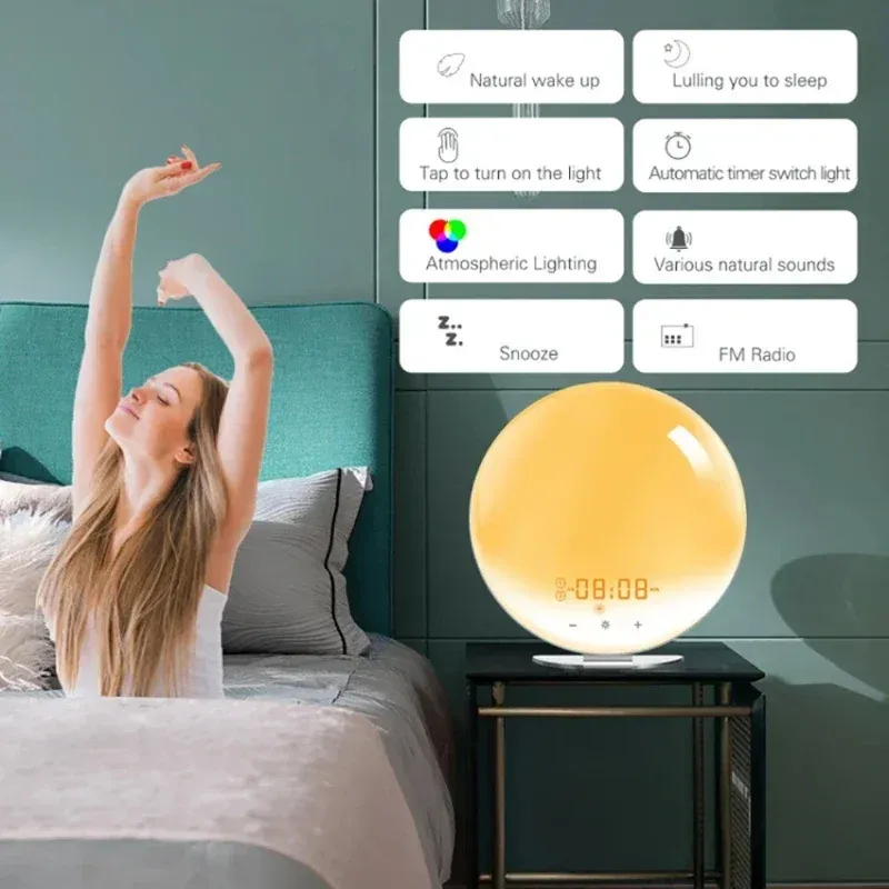 

Dreamburgh Smart Sunrise Sunset LED Будильник