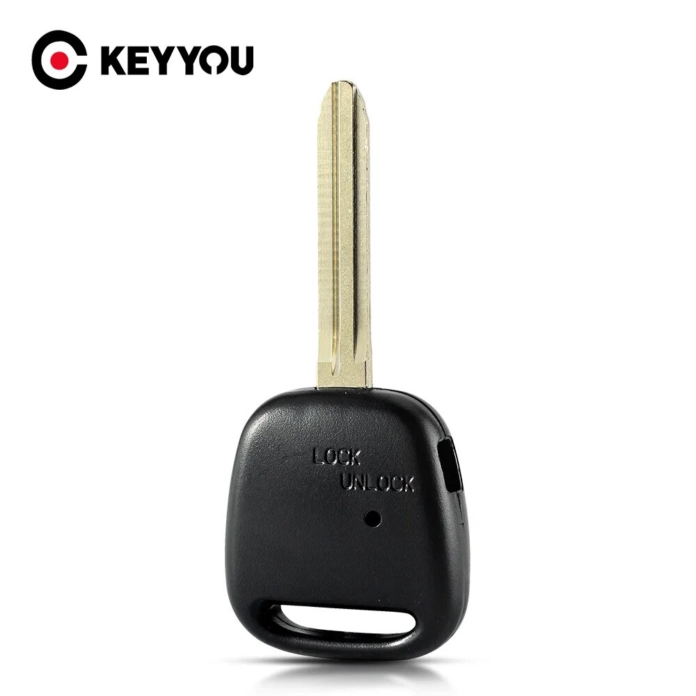 

KEYYOU новая Замена для Toyota Carina Estima Harrier Previa Corolla Celica 1 Кнопка брелок дистанционный ключ оболочка для автомобиля