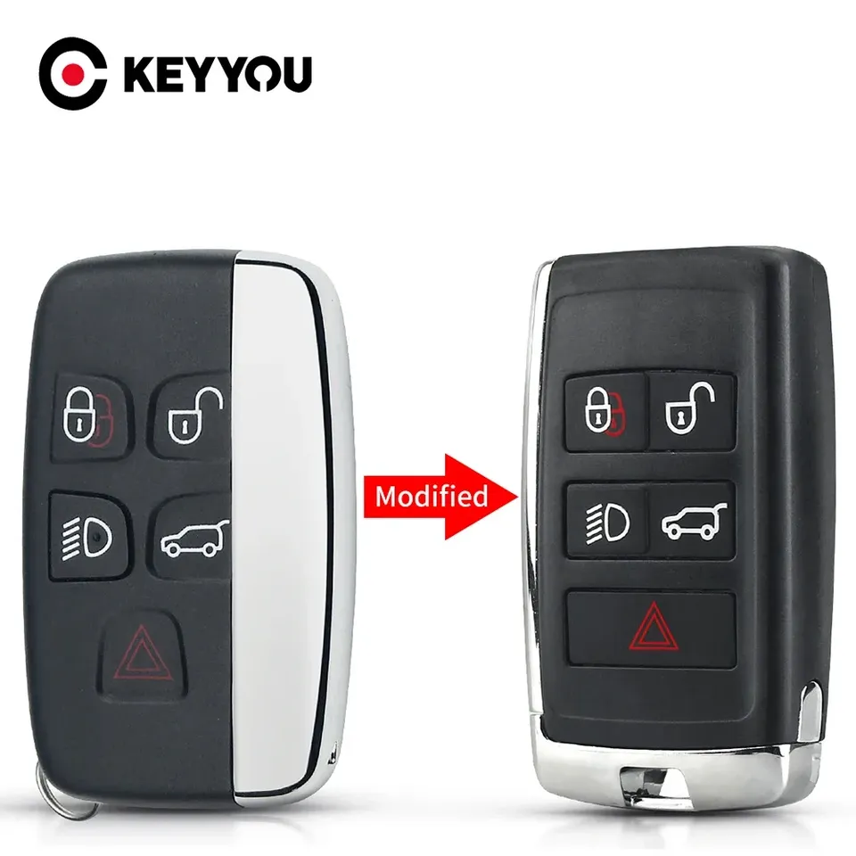 

Модифицированный автомобильный ключ с дистанционным управлением KEYYOU 5BTN для Land Rover Range Rover Sport Evoque Discovery...