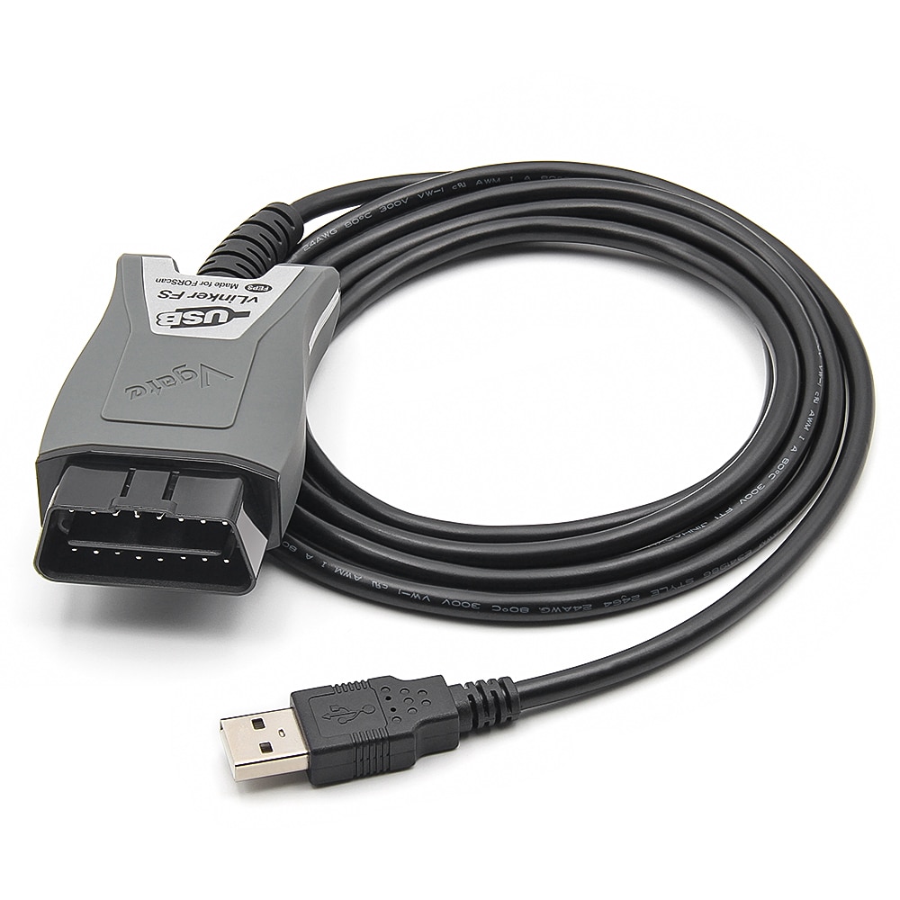 

USB-адаптер Vgate vLinker FS OBD2 для Ford FORScan для Mazda HS/MS-CAN ELM327 OBDII, автомобильный диагностический сканер, интерфейсные инструменты