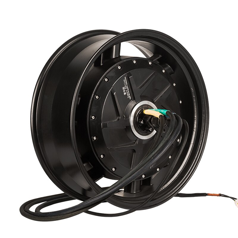 

YMMOTOR Высокоскоростной 150 км/ч 17x6,0 дюйма WP 70H номинальный 15 кВт гоночный мотоцикл BLDC мотор-концентратор колеса