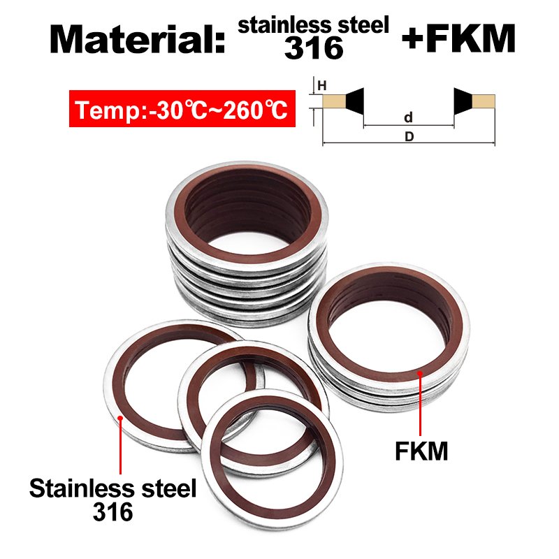 

Комплект уплотнительных колец FKM M5-M18