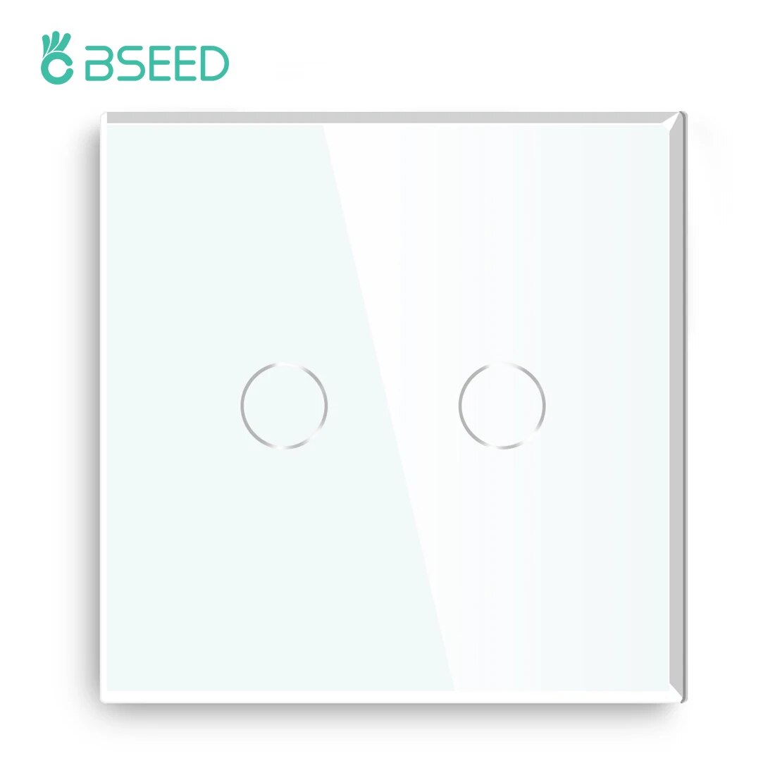 

Сенсорный настенный выключатель BSEED для розетки европейского стандарта, домашние настенные переключатели с 1/2/3 клавишами, с 1 подсветкой, со стеклянной панелью