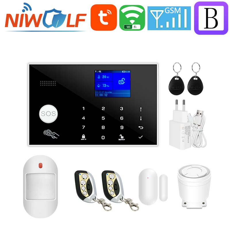 

Сигнализация NiWoolf Tuya WiFi GSM