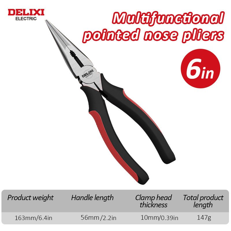 

Плоскогубцы DELIXI ELECTRIC для электропроводки