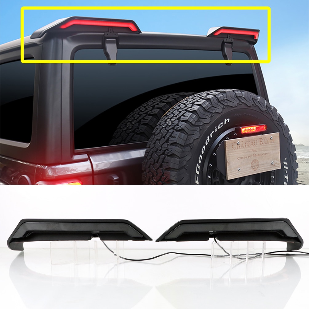 

Подходит для Jeep Wrangler JL JK 2007-2023, светодиодный задний фонарь на крыше, светодиодный стоп-сигнал/фара дальнего света/сигнал поворота/фонарь заднего хода
