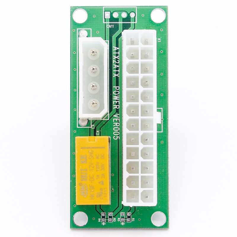 

1 шт. блок питания ATX Molex 24-контактный на 4-контактный синхронный стартер-удлинитель, двойной адаптер питания для Litecoin Bitcoin Miner