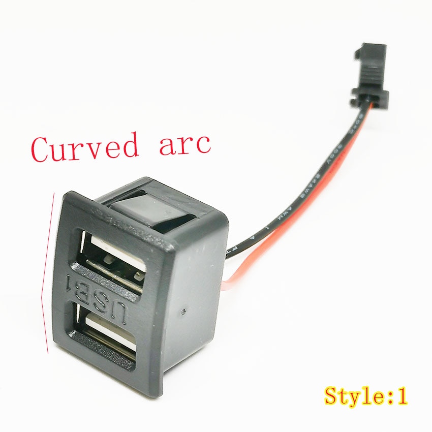 

USB розетка JCD двухслойная с разъемами Type-C и A