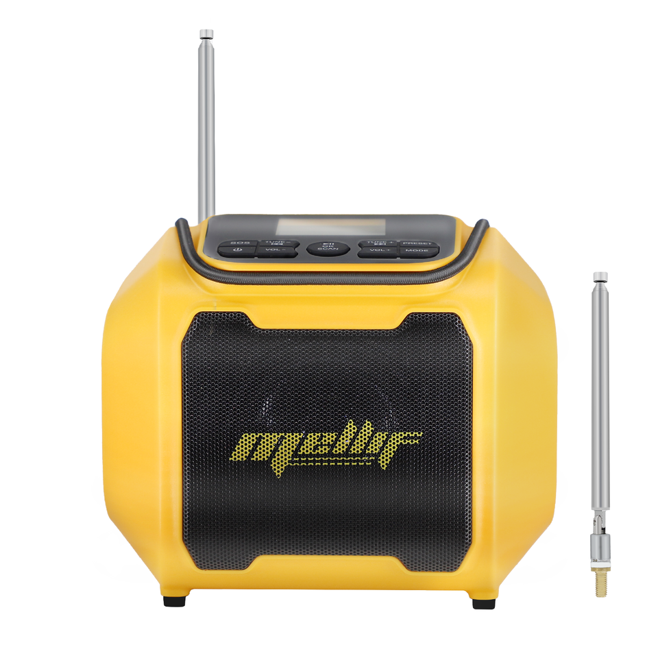 

Беспроводной динамик AM/FM-радио, совместимый с аккумулятором DeWalt 18 В, 20 В (только инструмент), беспроводной Bluetooth-динамик с зарядкой через USB C