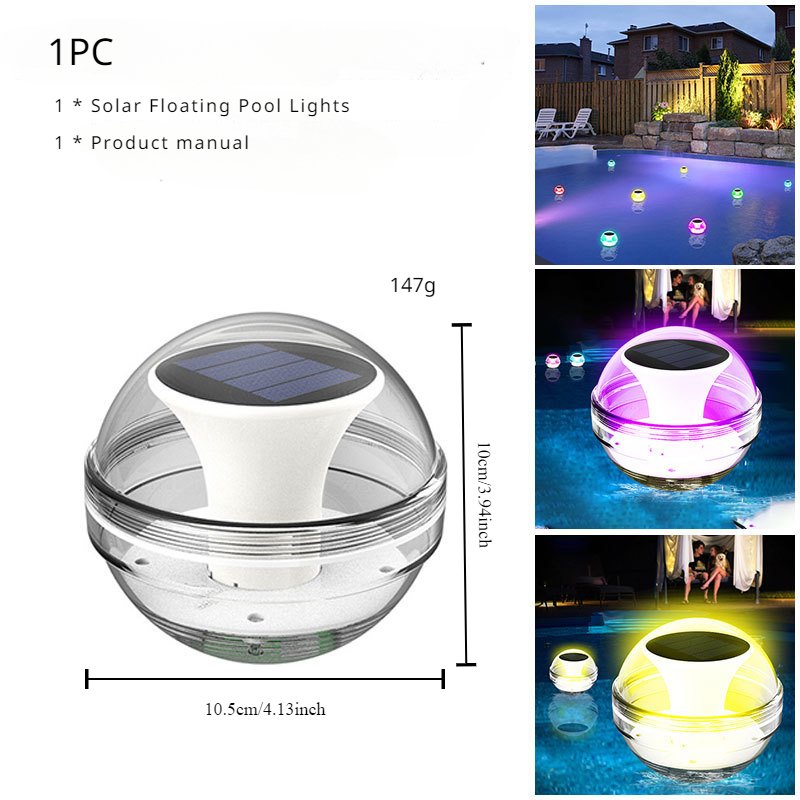 

Солнечные плавающие фонари для бассейна RGB