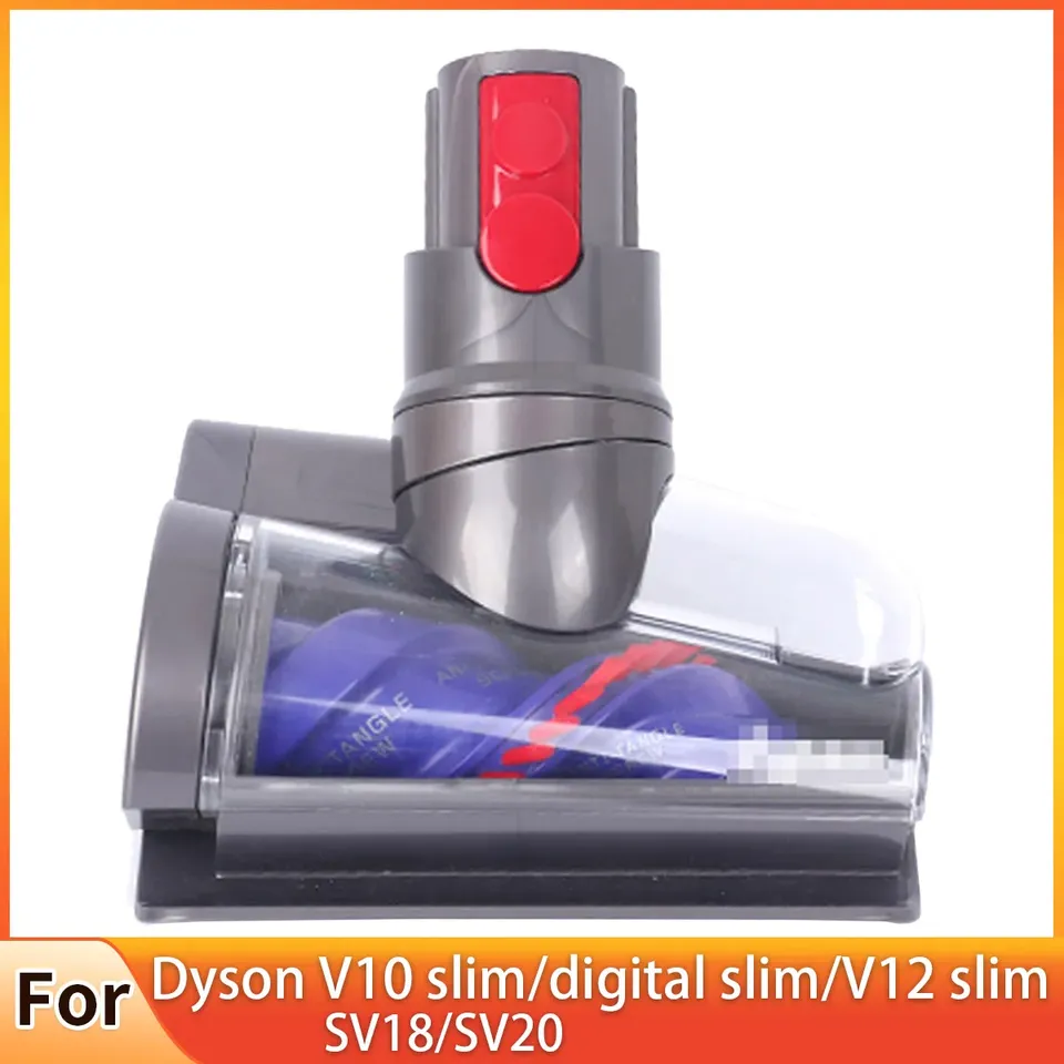 

Мини-моторизованная насадка с защитой от запутывания, совместимая с Dyson V10 slim digital slim V12 slim SV18 SV20 Пылесос Диван-кровать Автомобиль