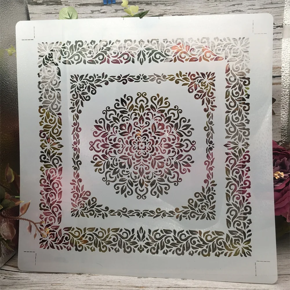 

Трафарет Мандала TIAMECH 30*30 см