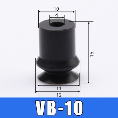 

Вакуумная присоска фитинги для манипуляторов, VB10, VB20, VB30, VB40, VB50, промышленная двойная всасывающая насадка из силиконовой резины