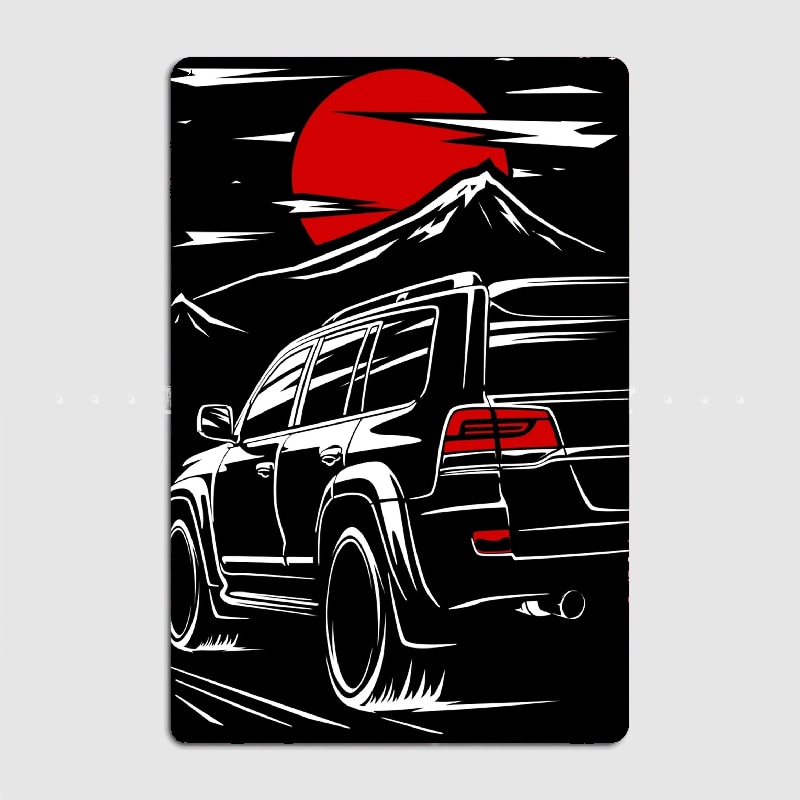 

Металлический плакат Land Cruiser 200