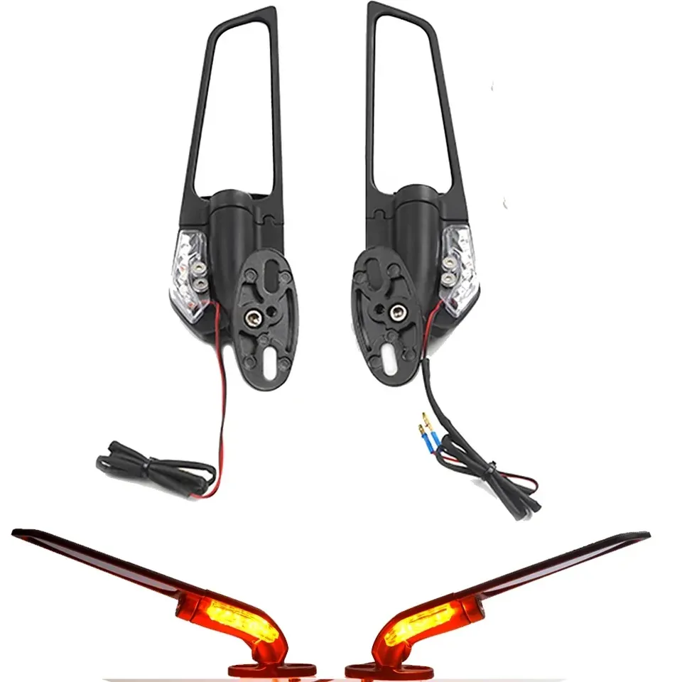

Для Honda CBR1000RR 2008-2011 CBR 1000RR 2010 2009, алюминиевые регулируемые вращающиеся спортивные крылышки, зеркала-невидимки для мотоцикла