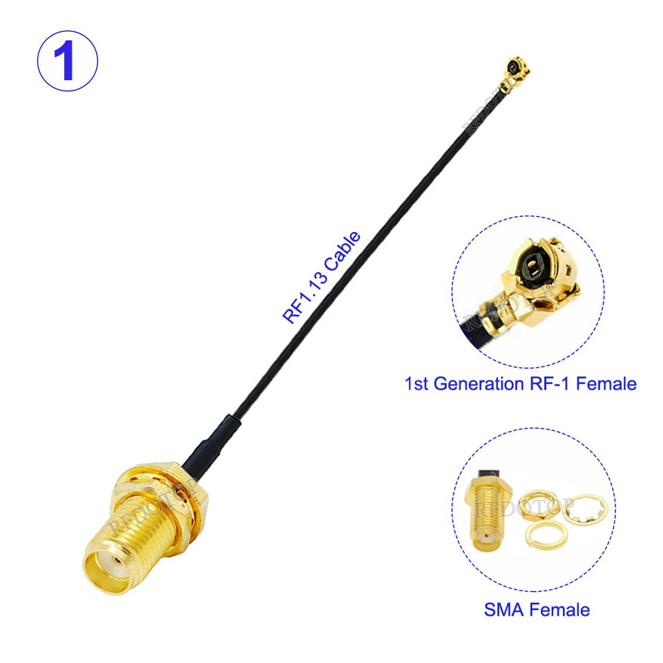 

1 шт. RF113 SMA к кабелю IPX SMA «папа» к u.fl IPX-1 «папа/гнездо» WIFI антенна RF кабель RG1.13 удлинитель косички 5 см-1 м