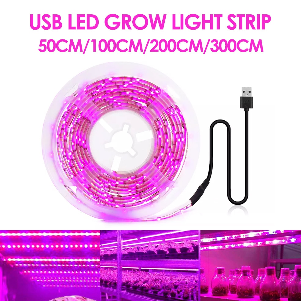 

ARTECO USB светодиодная фитолампа полный спектр 1м/2м/3м