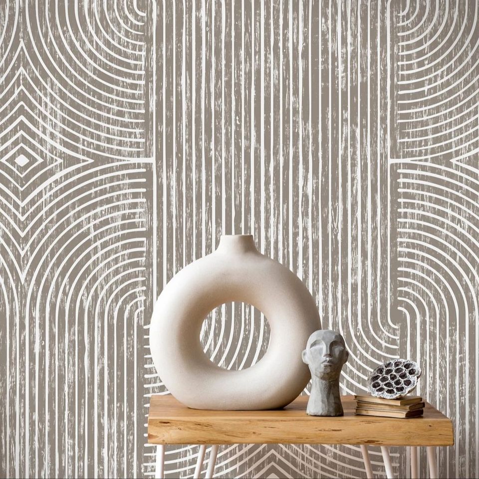 

Геометрические бумажные обои Pixel&Wall 50x300 см