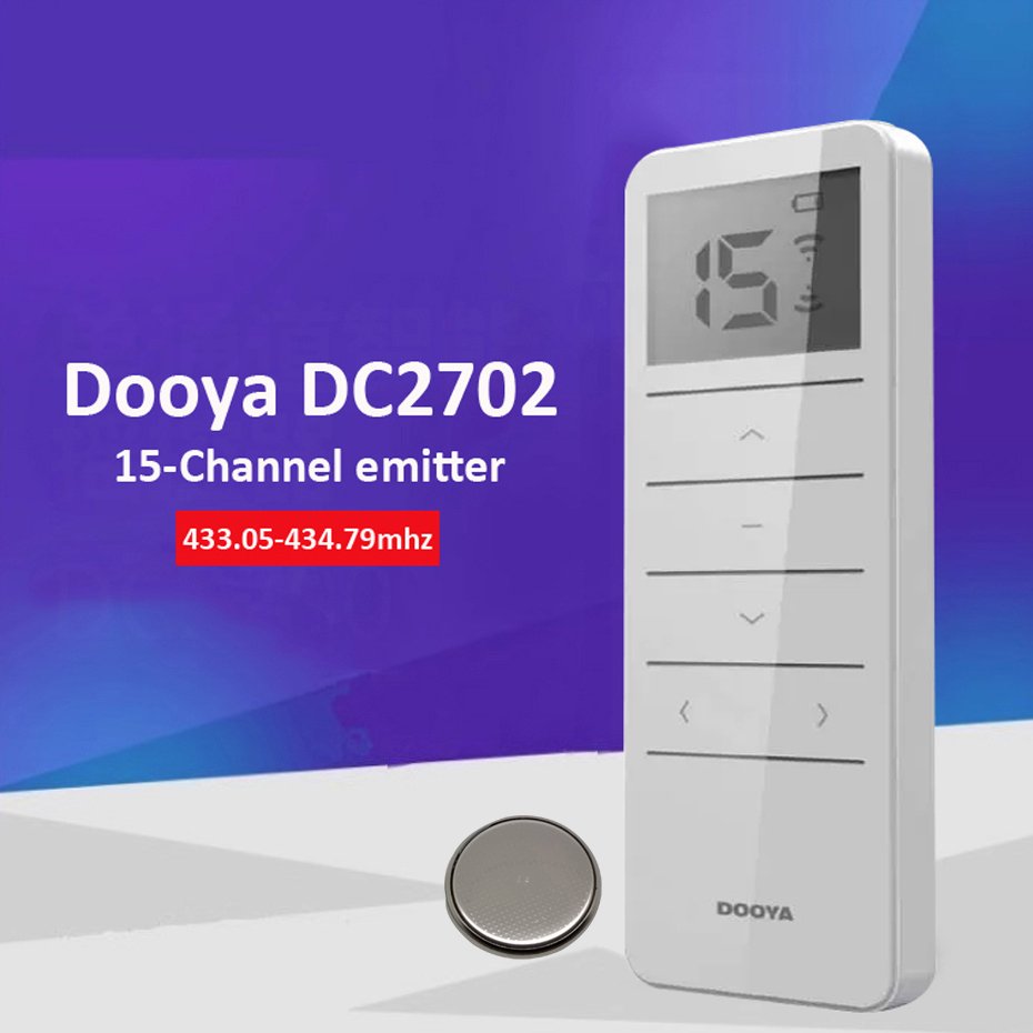 

Dooya DC2702 Беспроводной пульт управления шторами 15 каналов