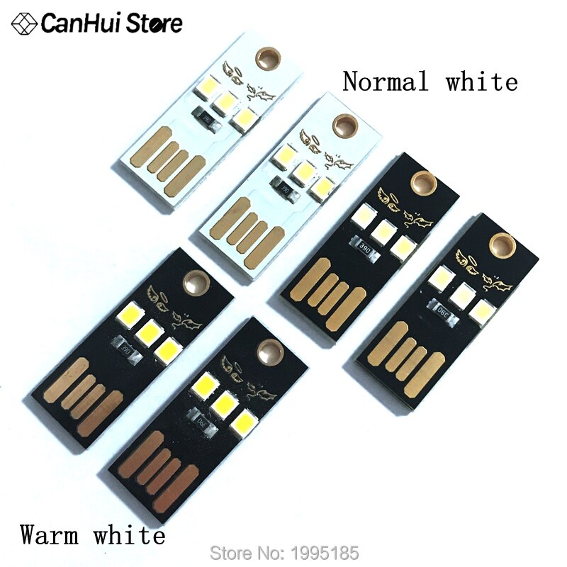 

USB карманный светильник 3 LED белый