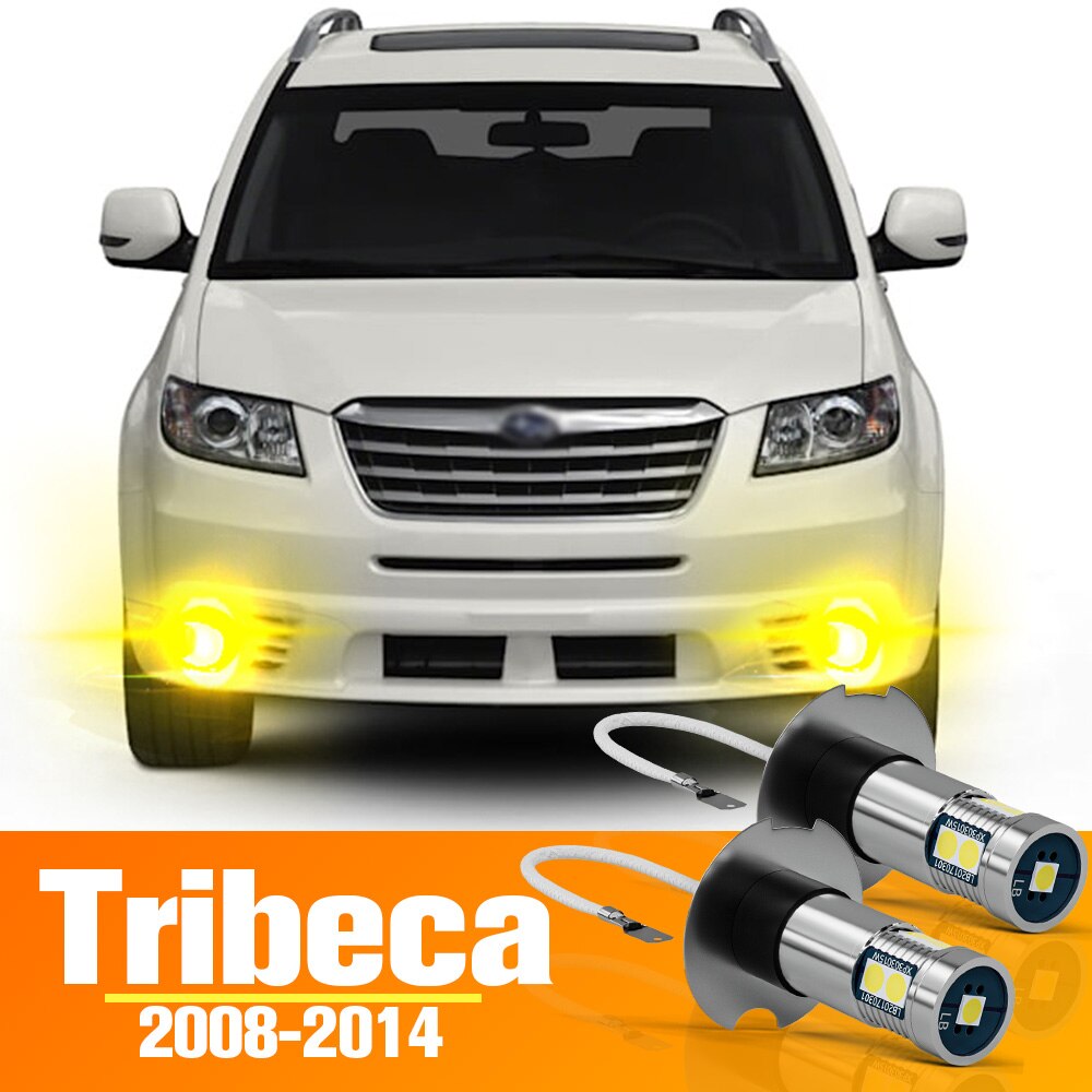 

2 шт. светодиодные передние противотуманные фары, аксессуары H3 для Subaru Tribeca 2008-2014 2009 2010 2011 2012 2013