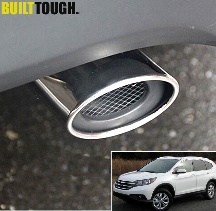 

Аксессуары, пригодные для Crv Cr-V 2012 2013 2014 2015, наконечник глушителя выхлопной трубы, финишер, концевая накладка из нержавеющей стали