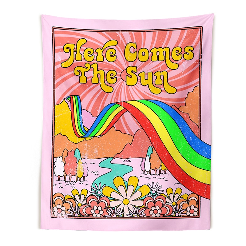 

Настенный гобелен А BRIGHT RAINBOW "Here Comes The Sun"