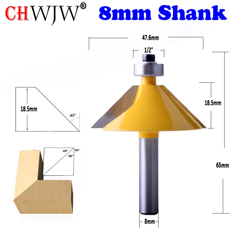 

Фреза для фаски Chwjw 8 мм, твердосплавная