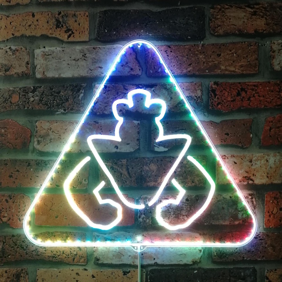 

Неоновая светодиодная вывеска Freddy Fnaf Security Breach, светодиодная вывеска ночного света для геймера, неоновая вывеска для игровой комнаты