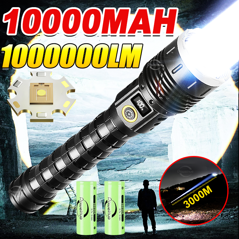 

Paweinuo 10000mAh Фонарик 1000000LM