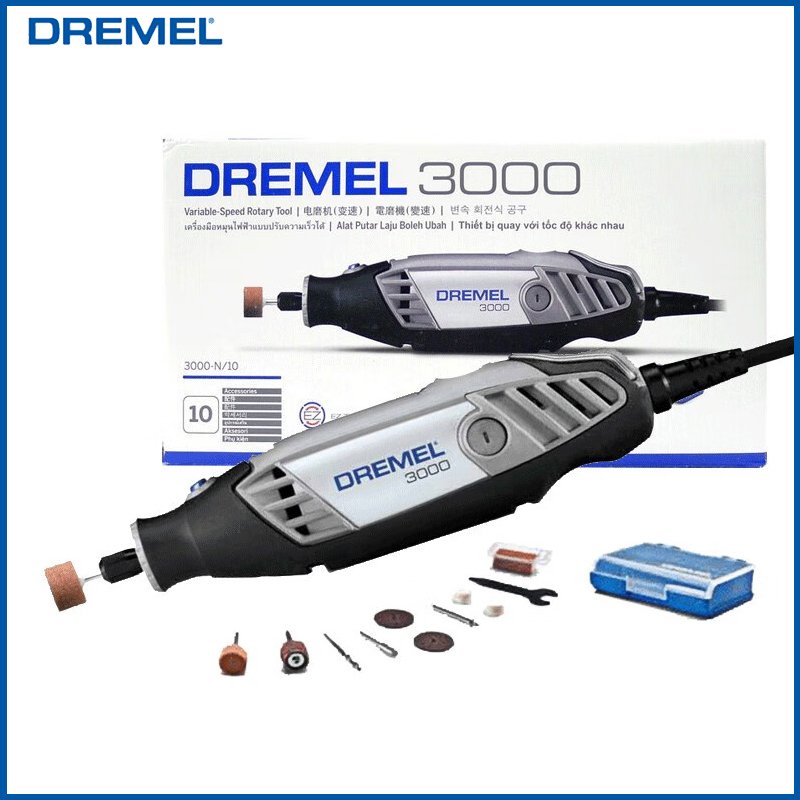 

Dremel 3000 Мини-шлифмашина с 10 аксессуарами 220В