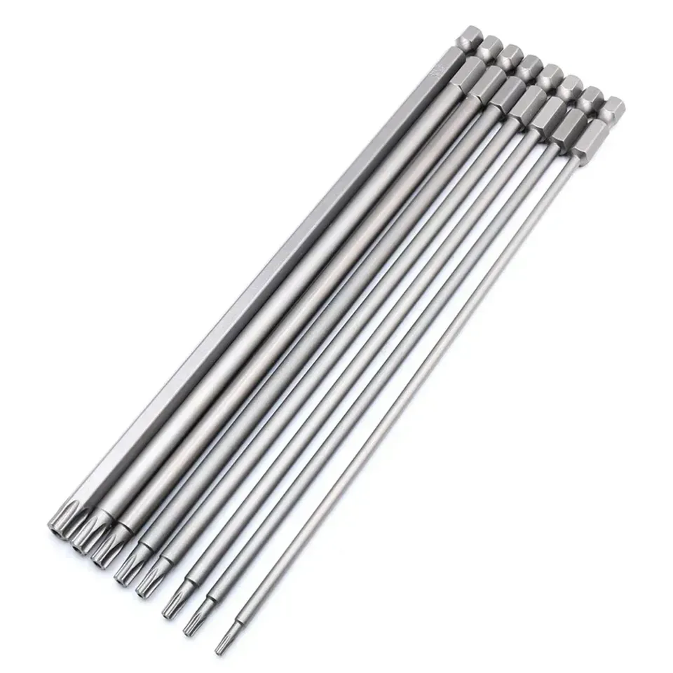 

Магнитная отвертка Torx 100 мм T8-T40, электрическая отвертка T8/T9/T10/T15/T20/T25/T30/T40, биты с отверткой
