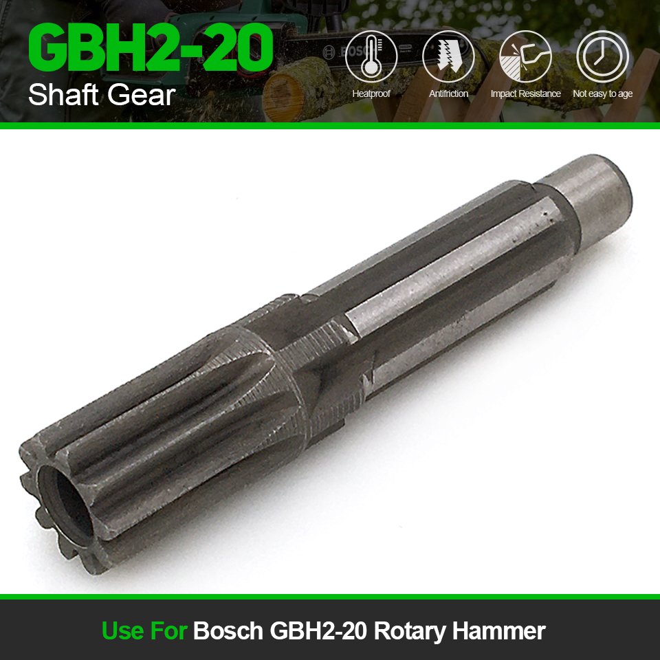 

Замените шестерню вала для Bosch GBH2-20 GBH 2-20, запасные части, перфоратор, аксессуары для электроинструментов, быстрая доставка