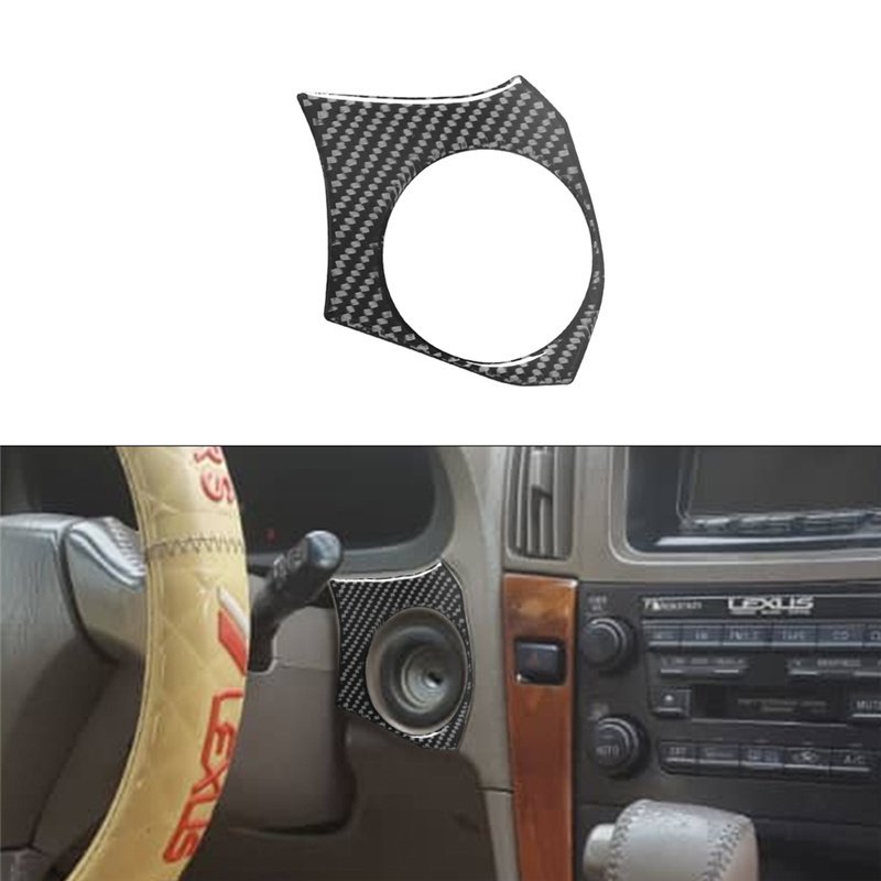 

Для Lexus RX300 1998, 1999, 2000, 2001, 2002, 2003, аксессуары, украшение интерьера автомобиля, наклейка из углеродного волокна