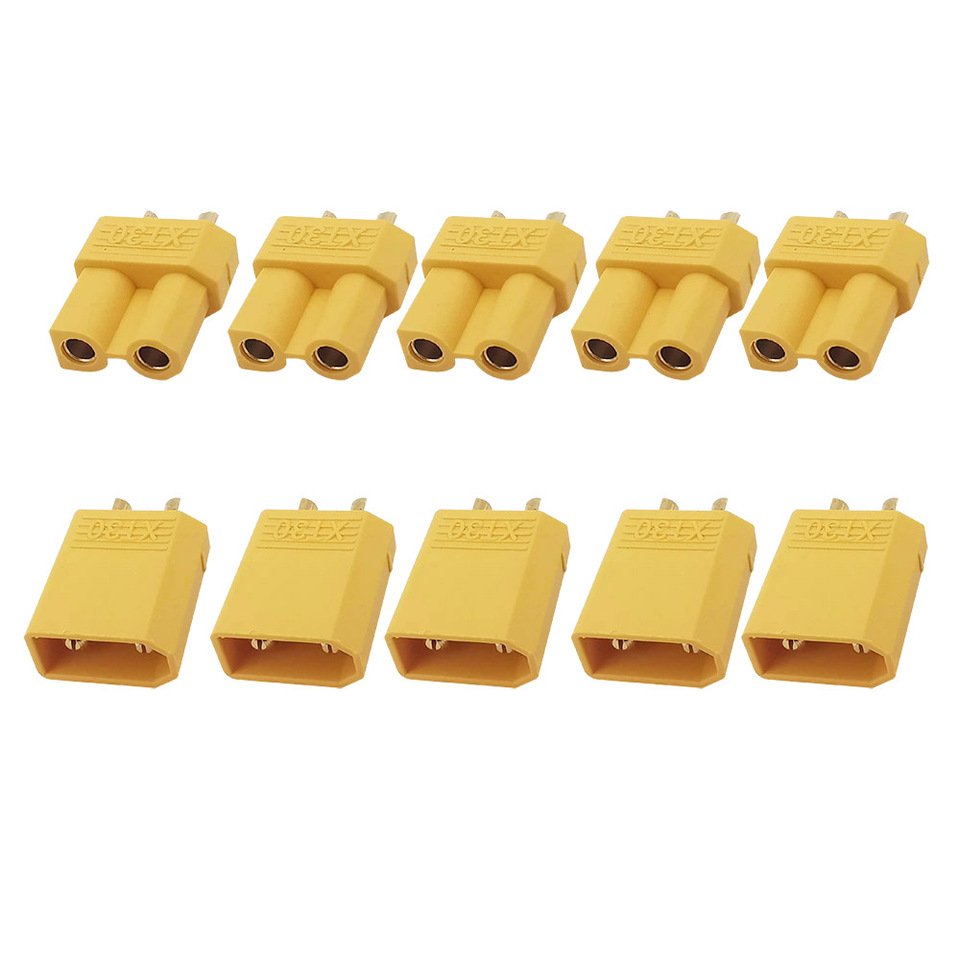 

XT30 Connectors, 10 шт., жёлтые