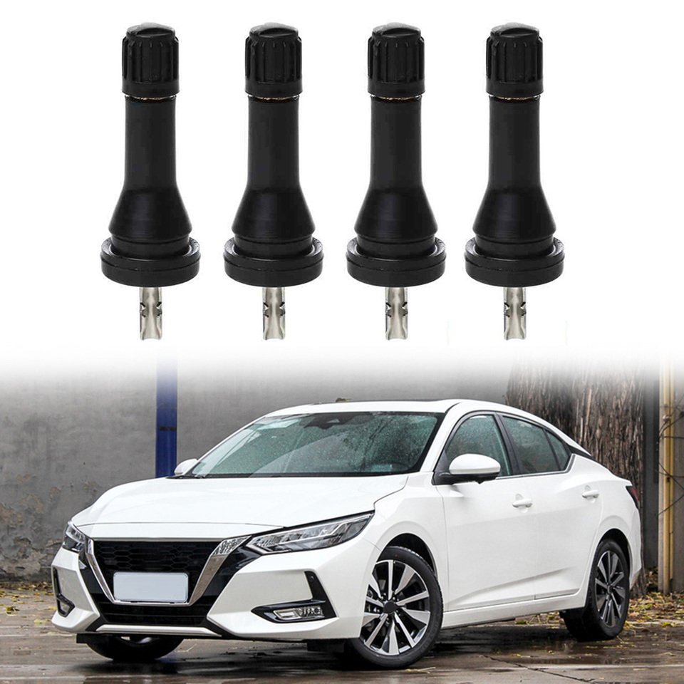 

4 шт., стержни клапанов автомобильных шин для Nissan, Qashqai, забота о штоке шин TPMS, датчик давления колес, клапан, набор резиновых клапанов