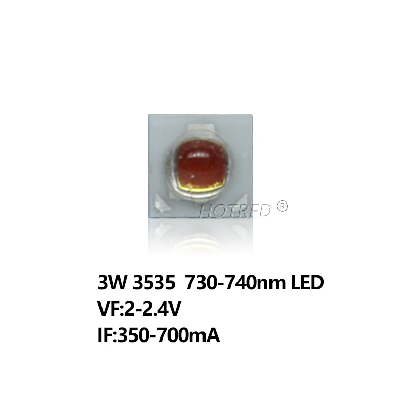 

Инфракрасные светодиоды HotRed 3W 850nm 940nm