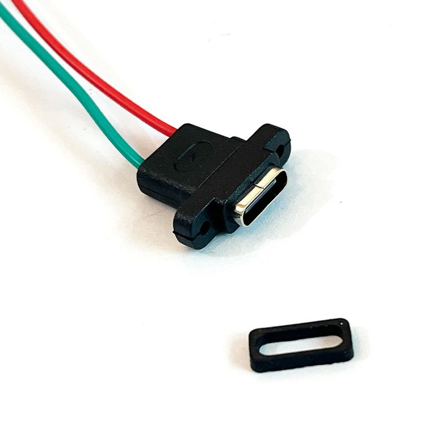 

1-5 шт., водонепроницаемый разъем USB 3,1, 2P, Type-C