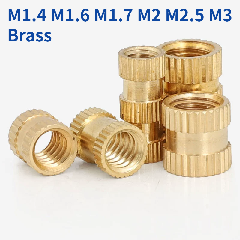

Латунные гайки с накаткой M1.4-M3