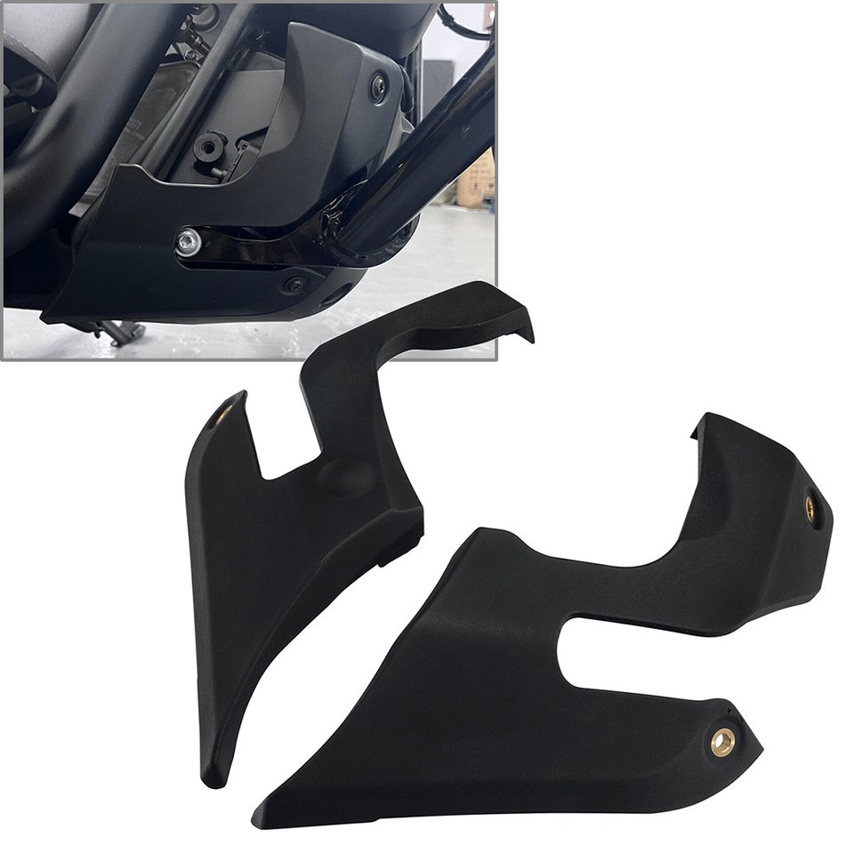 

2Pcs Black Motorcycle Lower Fairing Covers Chin Guards ABS For Harley-Davidson Nightster 975 RH975 2022-2023