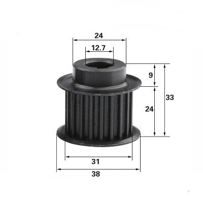 

Стальной шкив LINK CNC 5 м 20 зубов