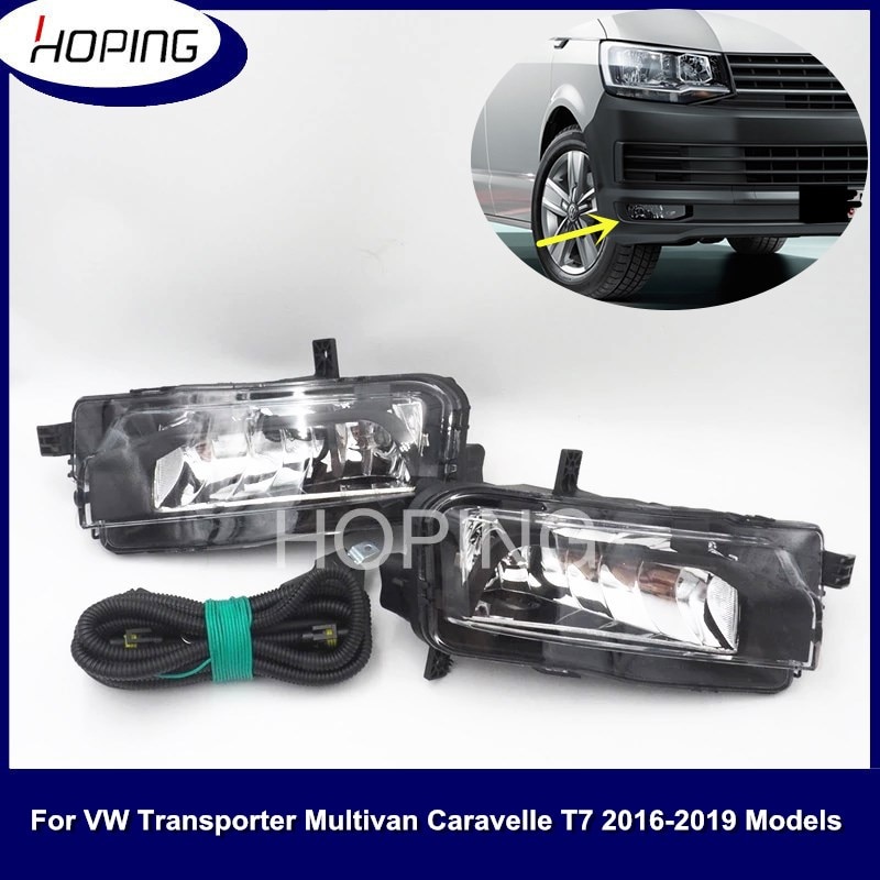 

Противотуманная фара переднего бампера с проводкой для Volkswagen Multivan Caravelle Transporter T6 T7 2016 2017 2018