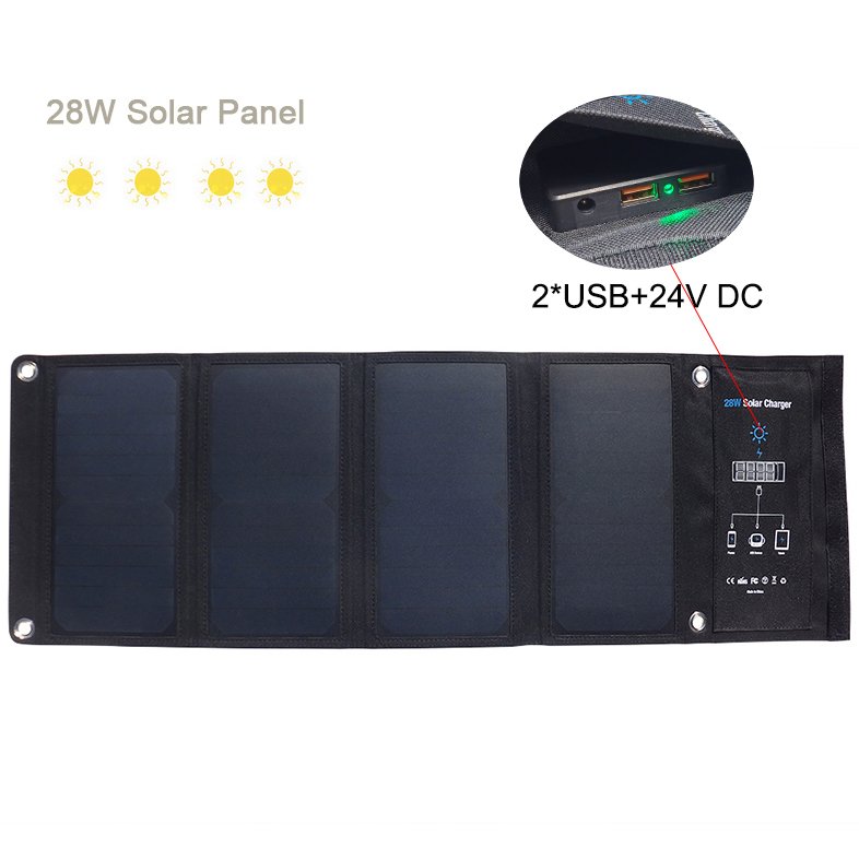 

Солнечное зарядное устройство SunPower 28 Вт 2 USB